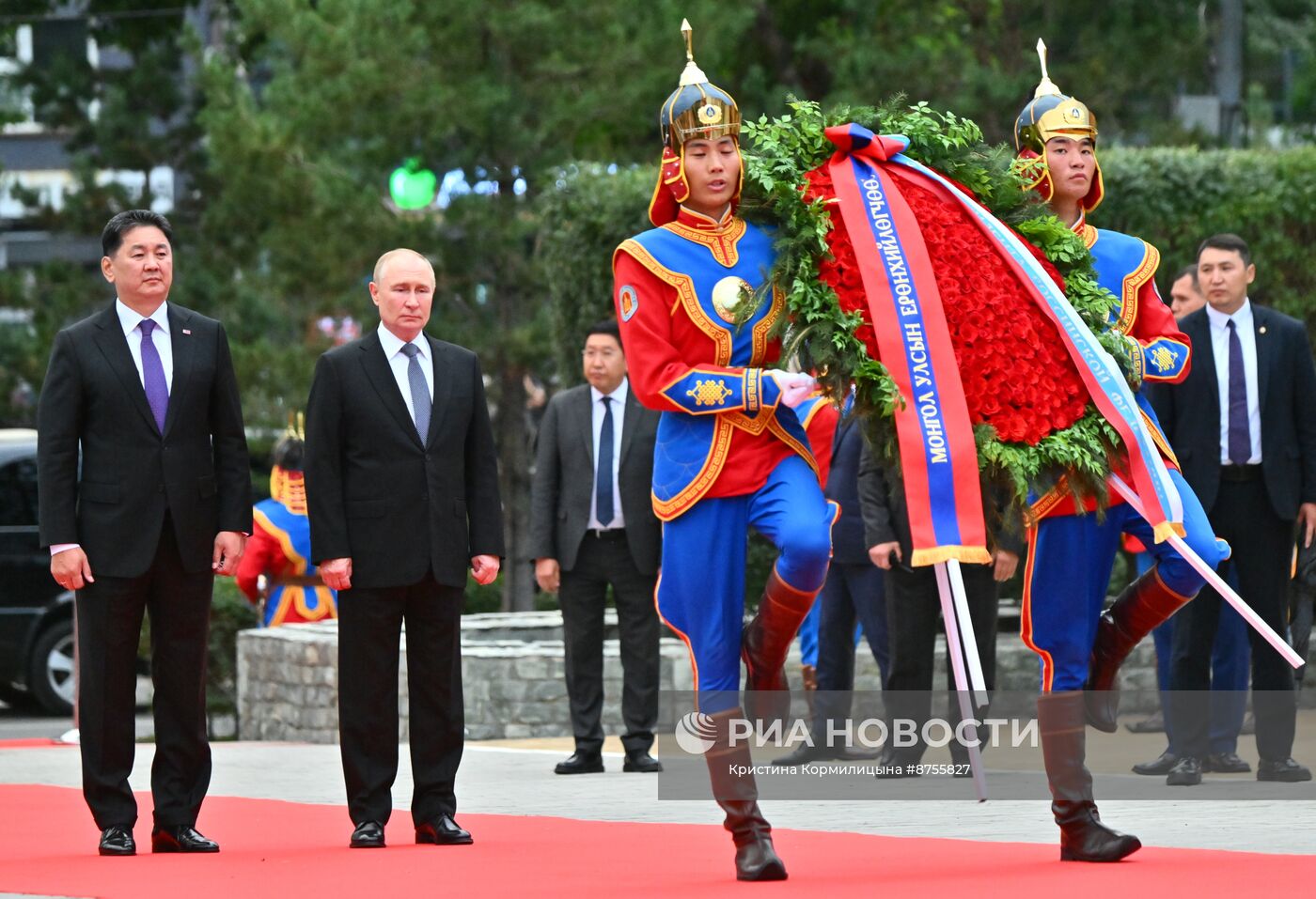 Официальный визит президента Владимира Путина в Монголию