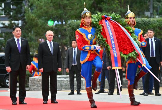 Официальный визит президента Владимира Путина в Монголию