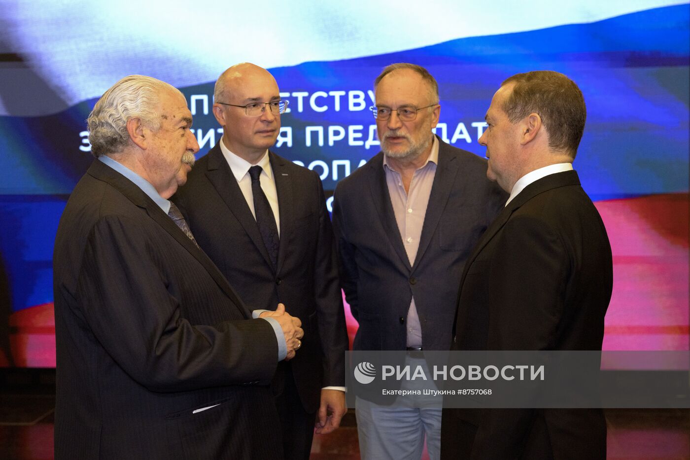 Зампред Совбеза Дмитрий Медведев посетил информационное агентство ТАСС