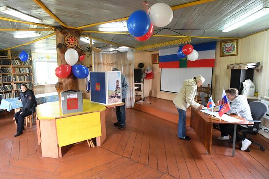 Досрочное голосование на выборах органов местного самоуправления в Хакасии