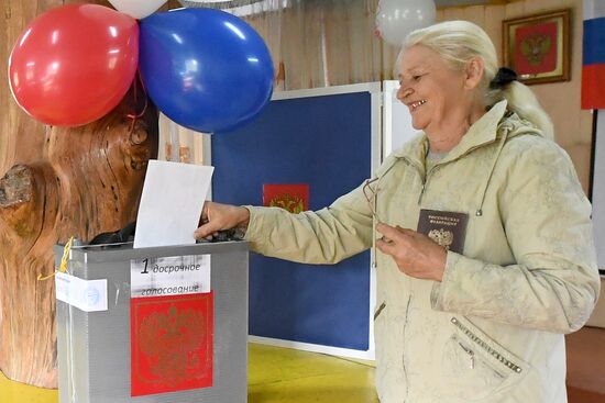 Досрочное голосование на выборах органов местного самоуправления в Хакасии