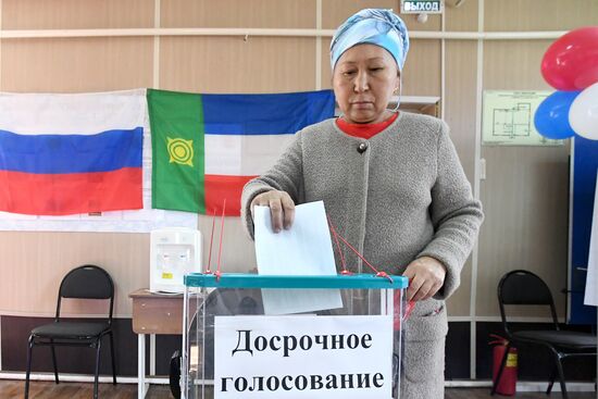 Досрочное голосование на выборах органов местного самоуправления в Хакасии