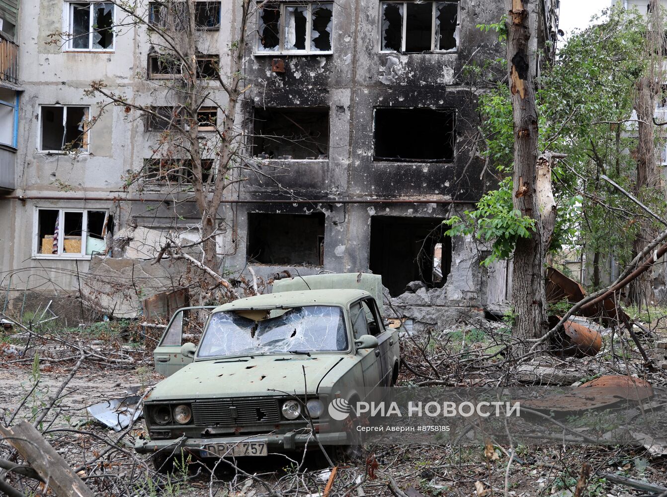 Освобожденная Красногоровка в ДНР