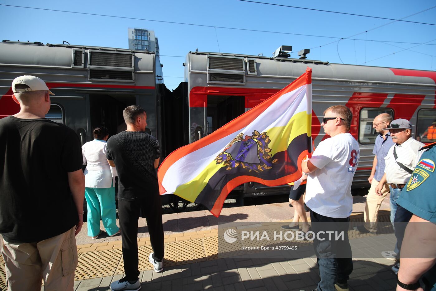 Прибытие беженцев из Курской области в Волгоград