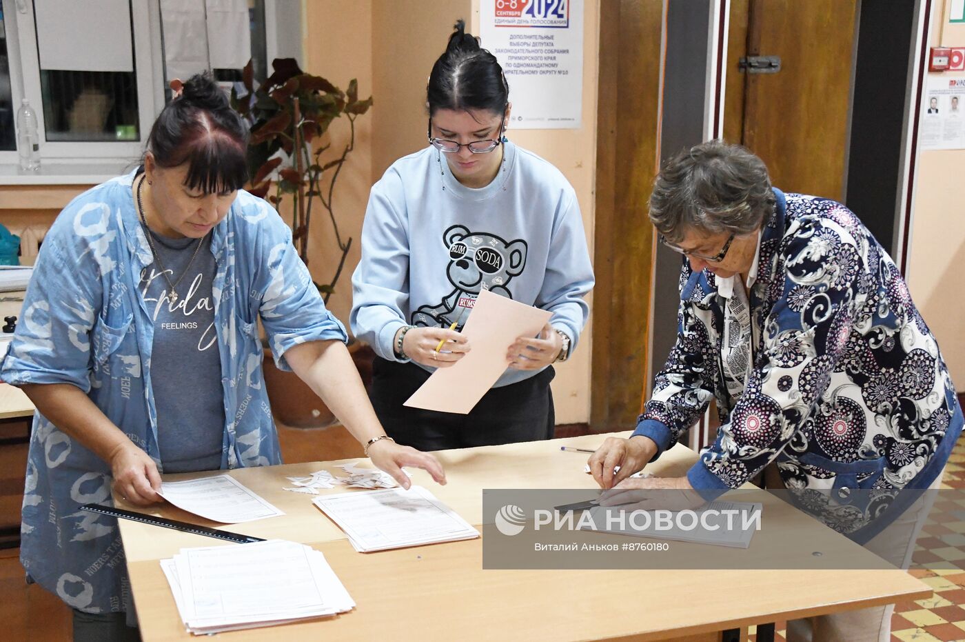 Подсчет голосов на выборах в единый день голосования