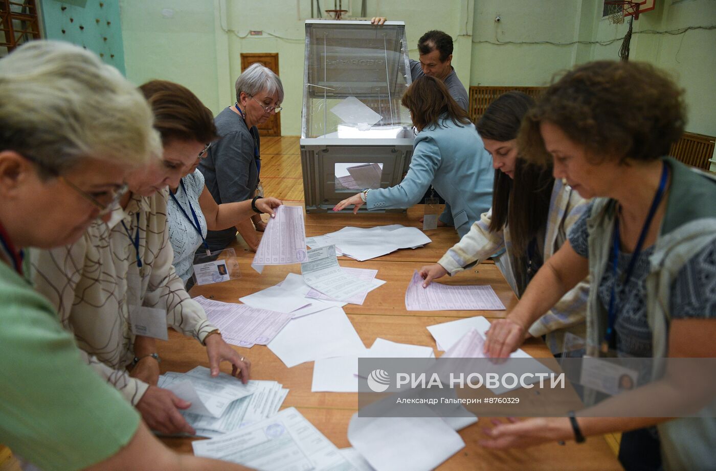 Подсчет голосов на выборах в единый день голосования