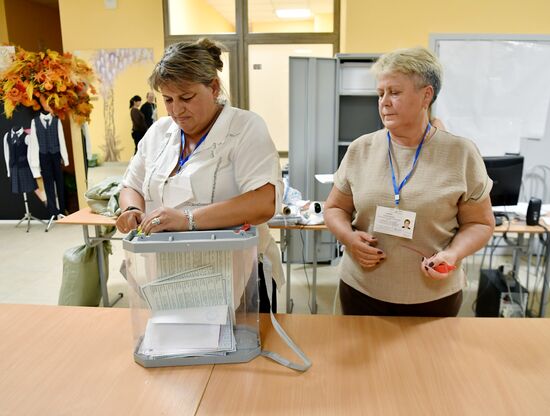 Подсчет голосов на выборах в единый день голосования