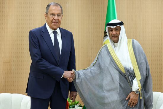 Встреча С. Лаврова с генсеком ССАГПЗ Дж. Аль-Будейви