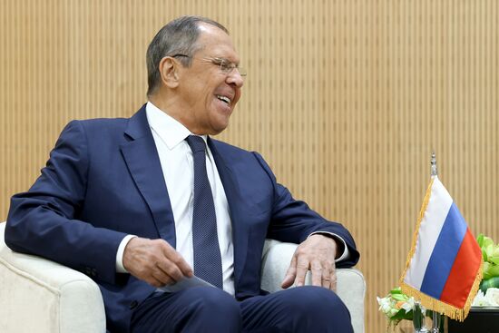 Встреча С. Лаврова с генсеком ССАГПЗ Дж. Аль-Будейви