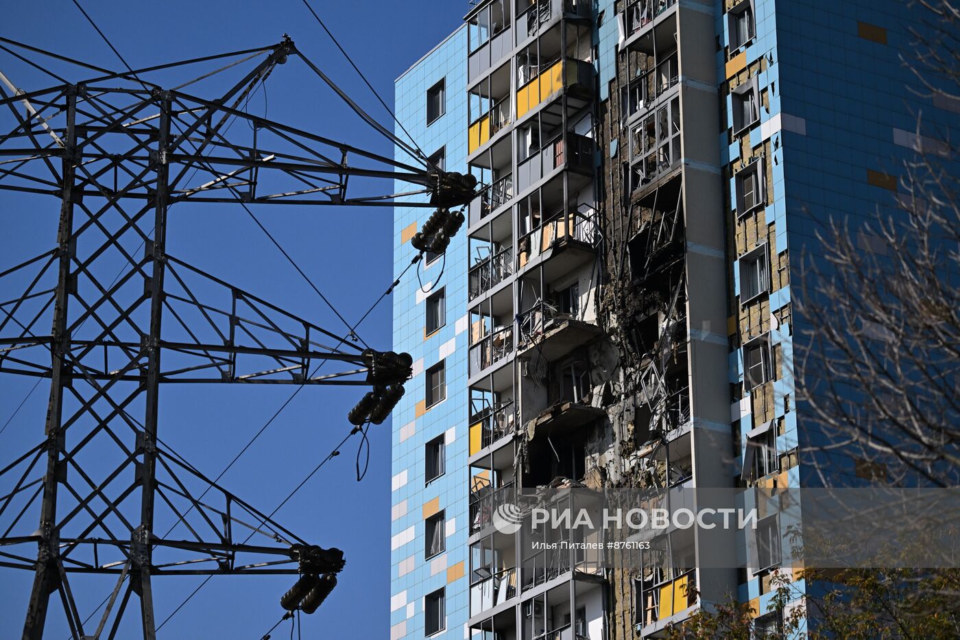 Последствия атаки БПЛА в Раменском