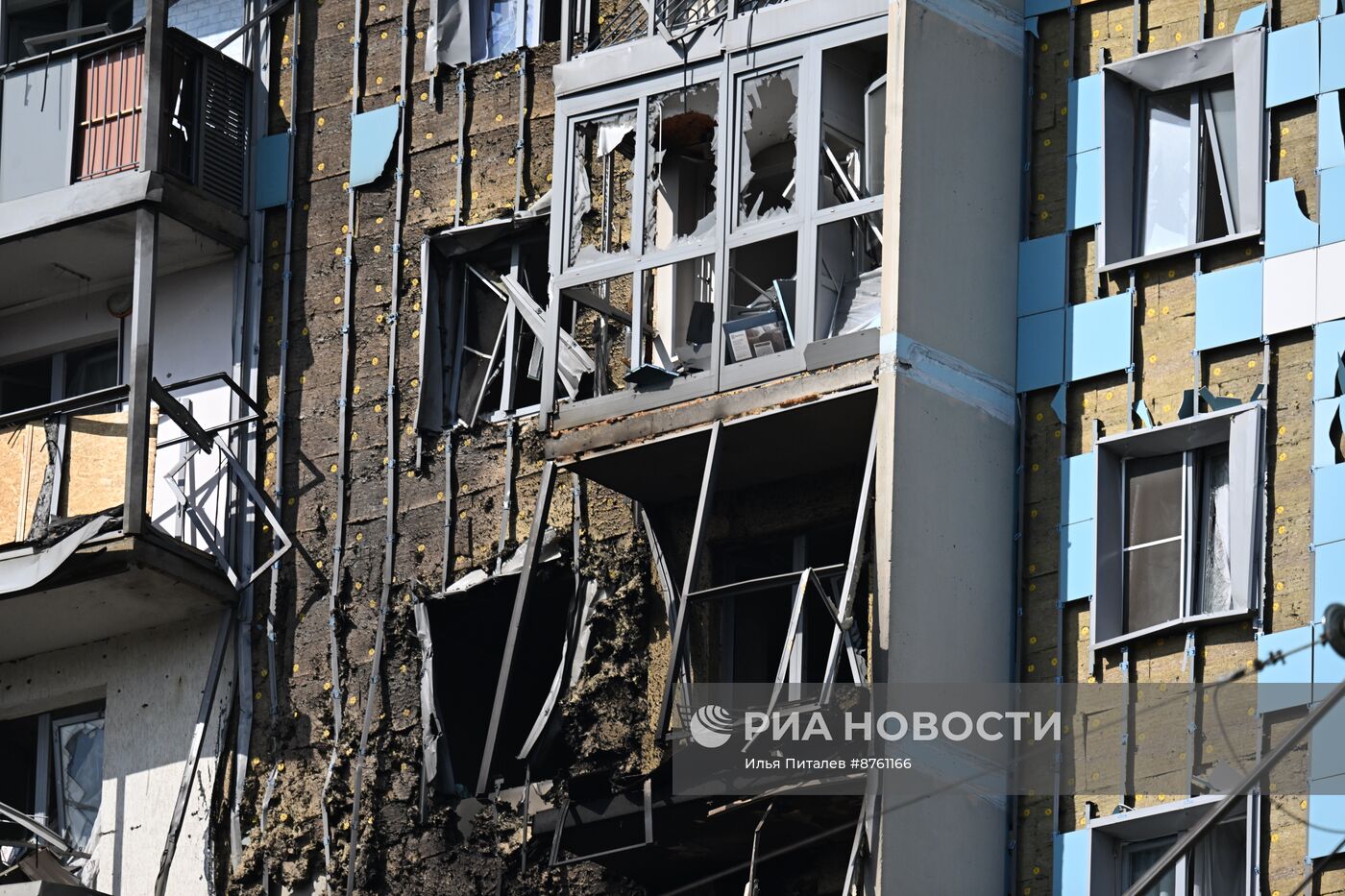 Последствия атаки БПЛА в Раменском