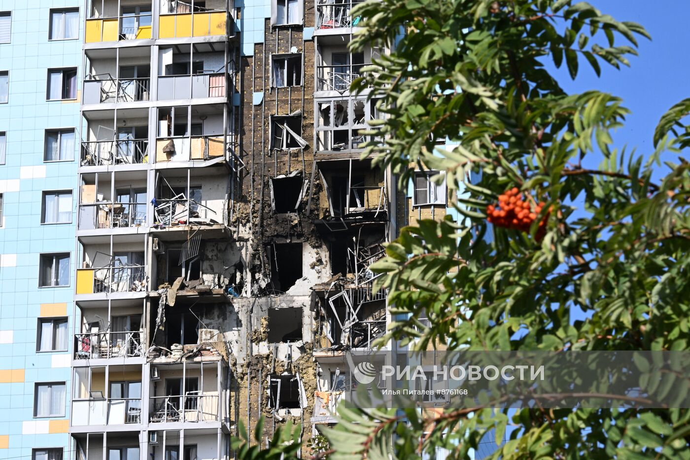 Последствия атаки БПЛА в Раменском