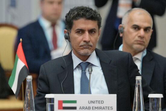 Открытие встречи Высоких представителей государств БРИКС, курирующих вопросы безопасности
Али Аль Шамси, генеральный секретарь Высшего совета национальной безопасности ОАЭ Место: Россия, Санкт-Петербург. Автор: Алексей Даничев. Встреча Высоких представителей государств БРИКС и БРИКС плюс, курирующих вопросы безопасности