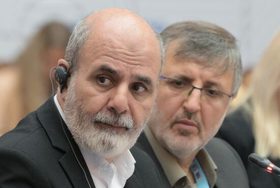 Открытие встречи Высоких представителей государств БРИКС, курирующих вопросы безопасности
Слева: Али Ахмадиан, секретарь Высшего совета национальной безопасности Ирана Место: Россия, Санкт-Петербург. Автор: Алексей Даничев. Встреча Высоких представителей государств БРИКС и БРИКС плюс, курирующих вопросы безопасности