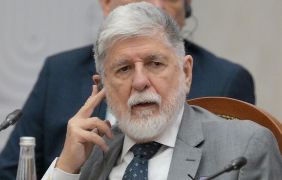 Открытие встречи Высоких представителей государств БРИКС, курирующих вопросы безопасности
Селсо Аморим, специальный помощник президента Бразилии Место: Россия, Санкт-Петербург. Автор: Алексей Даничев. Встреча Высоких представителей государств БРИКС и БРИКС плюс, курирующих вопросы безопасности