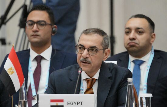 Открытие встречи Высоких представителей государств БРИКС, курирующих вопросы безопасности
Алаа Юссеф, генеральный секретарь Совета национальной безопасности Египта Место: Россия, Санкт-Петербург. Автор: Алексей Даничев. Встреча Высоких представителей государств БРИКС и БРИКС плюс, курирующих вопросы безопасности