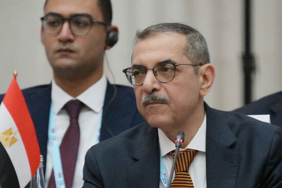 Открытие встречи Высоких представителей государств БРИКС, курирующих вопросы безопасности
Алаа Юссеф, генеральный секретарь Совета национальной безопасности Египта Место: Россия, Санкт-Петербург. Автор: Алексей Даничев. Встреча Высоких представителей государств БРИКС и БРИКС плюс, курирующих вопросы безопасности