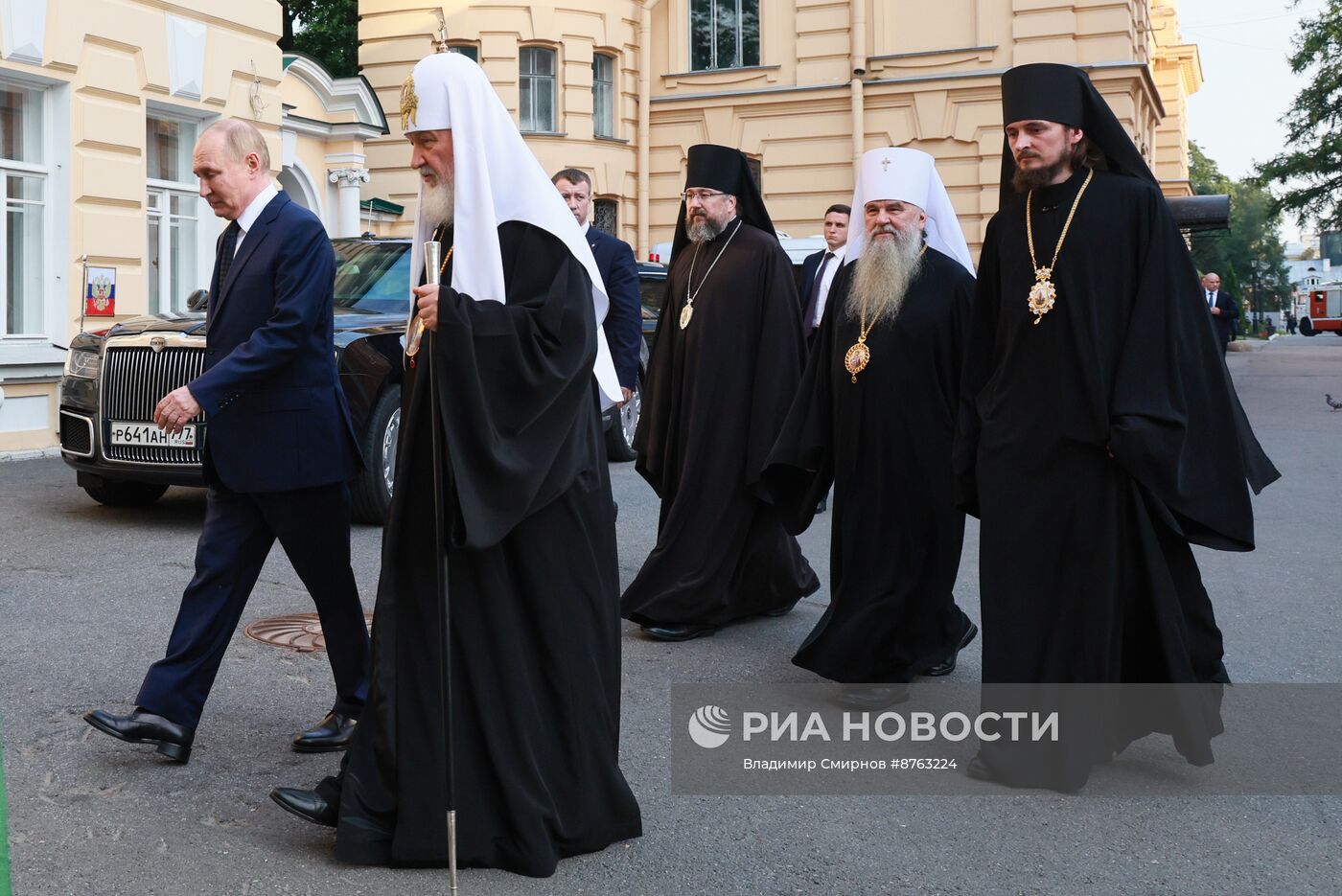 Рабочая поездка президента Владимира Путина в Санкт-Петербург