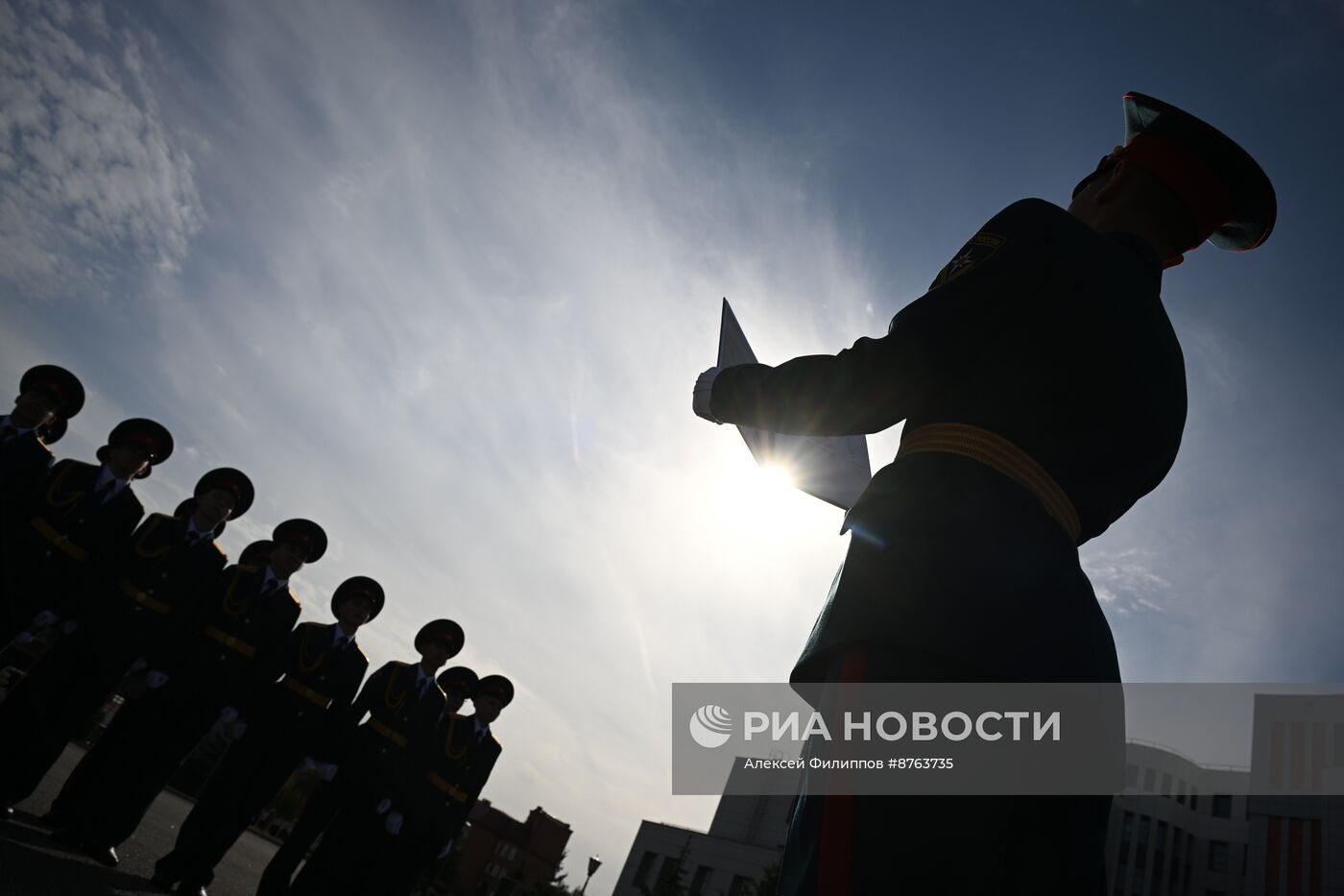 Принятие присяги курсантами и студентами Академии Государственной противопожарной службы МЧС России