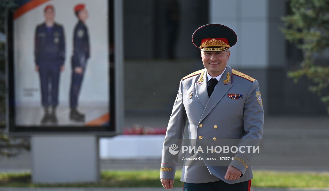 Принятие присяги курсантами и студентами Академии Государственной противопожарной службы МЧС России