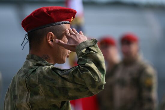 Испытания на право ношения крапового берета в Новосибирске