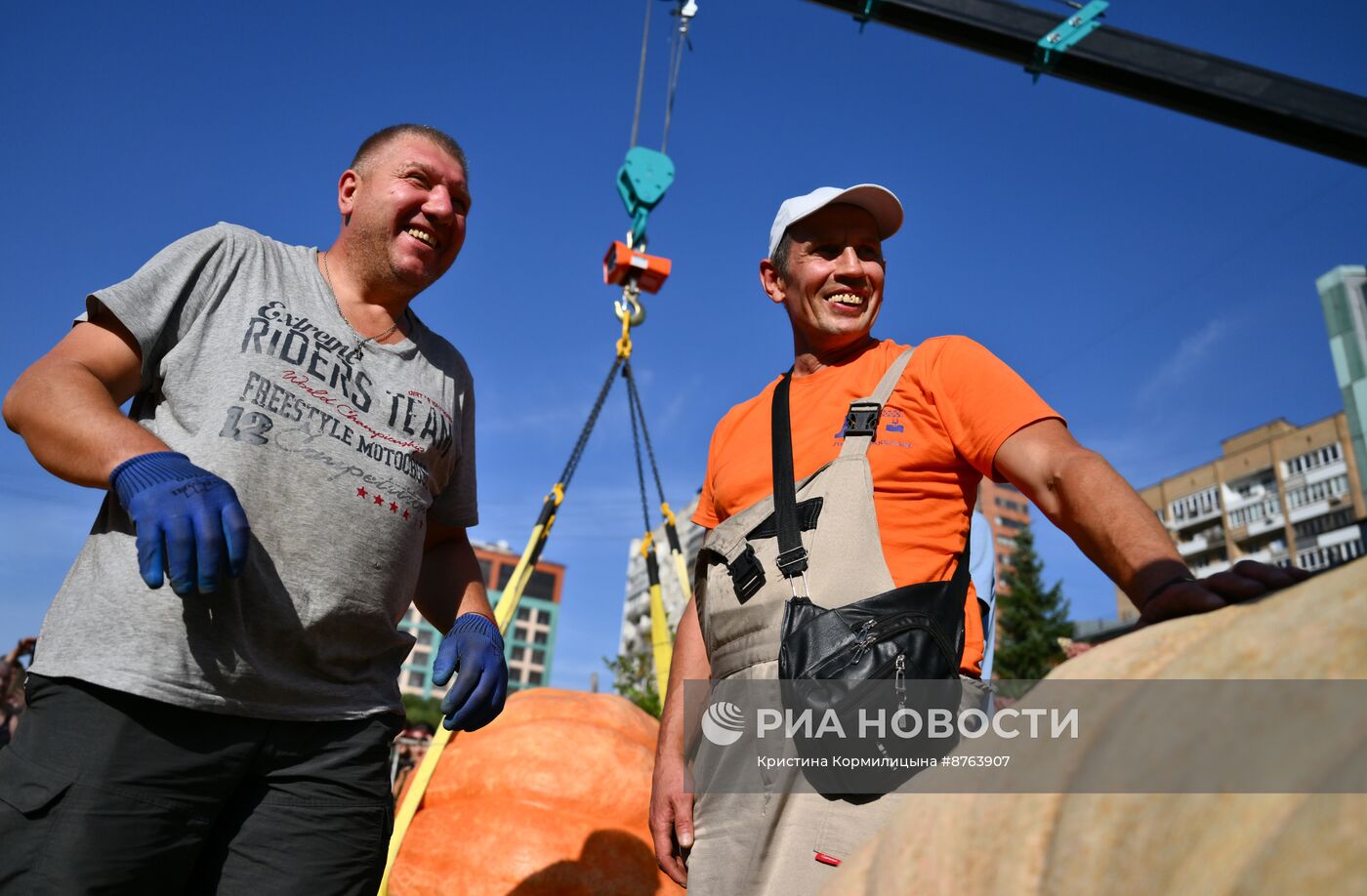 Выставка громадных тыкв России в Ботаническом саду МГУ "Аптекарский огород"