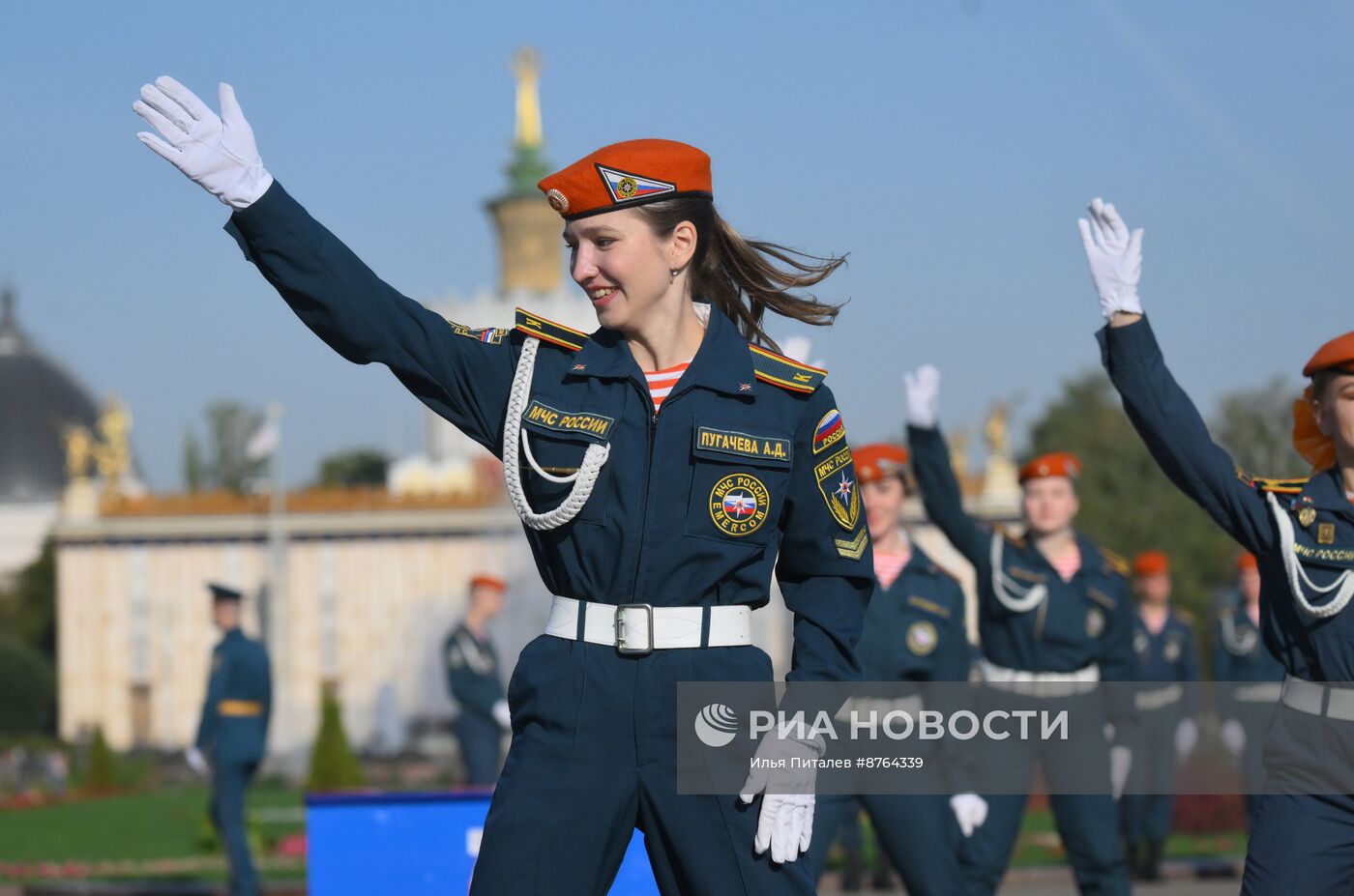 Принятие присяги курсантами и студентами Академии Государственной противопожарной службы МЧС России