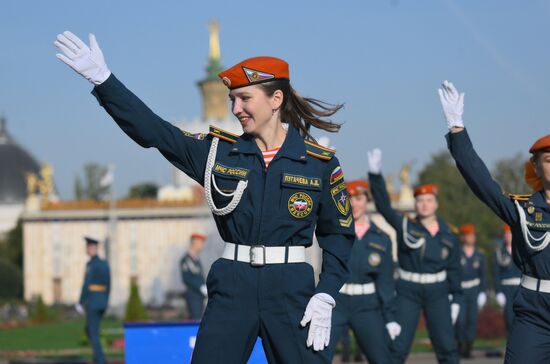 Принятие присяги курсантами и студентами Академии Государственной противопожарной службы МЧС России