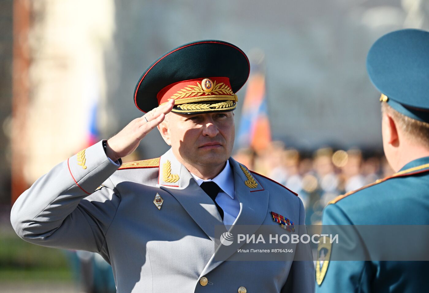 Принятие присяги курсантами и студентами Академии Государственной противопожарной службы МЧС России