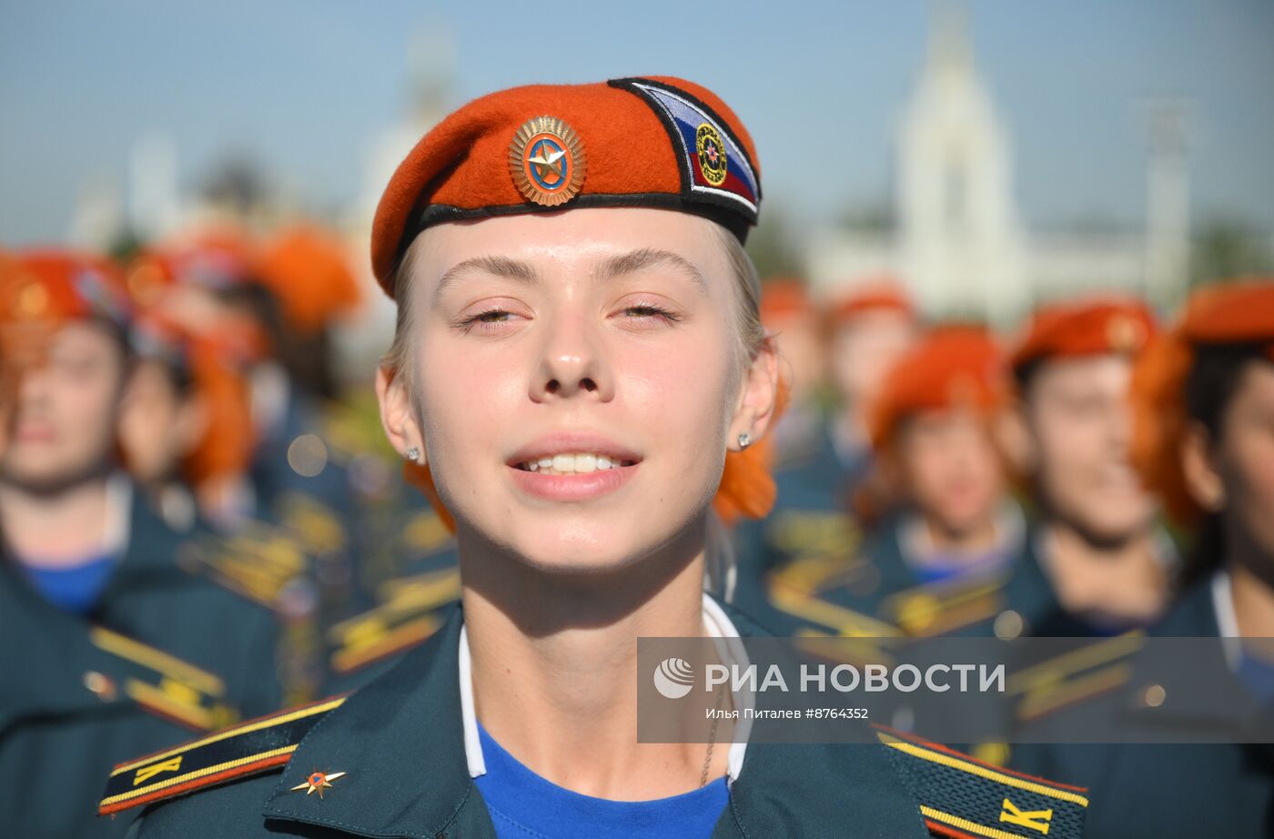 Принятие присяги курсантами и студентами Академии Государственной противопожарной службы МЧС России