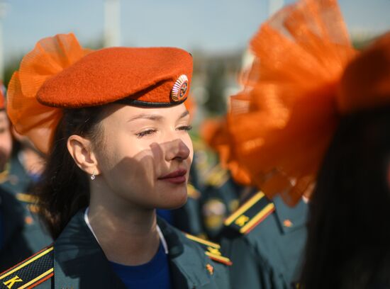 Принятие присяги курсантами и студентами Академии Государственной противопожарной службы МЧС России