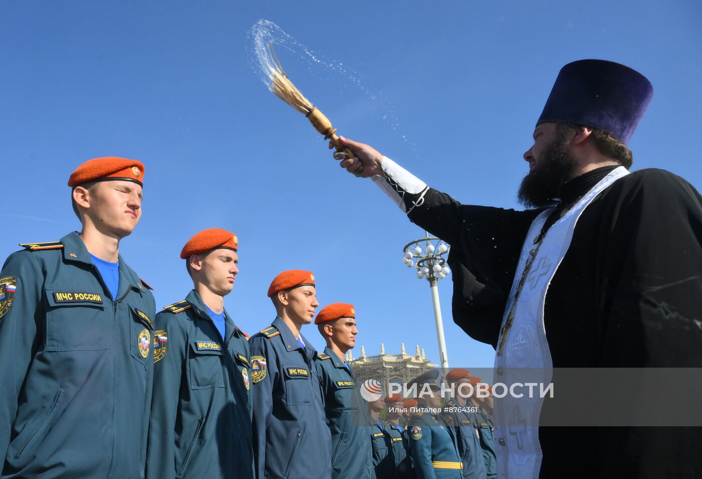 Принятие присяги курсантами и студентами Академии Государственной противопожарной службы МЧС России