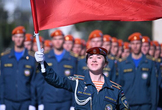 Принятие присяги курсантами и студентами Академии Государственной противопожарной службы МЧС России