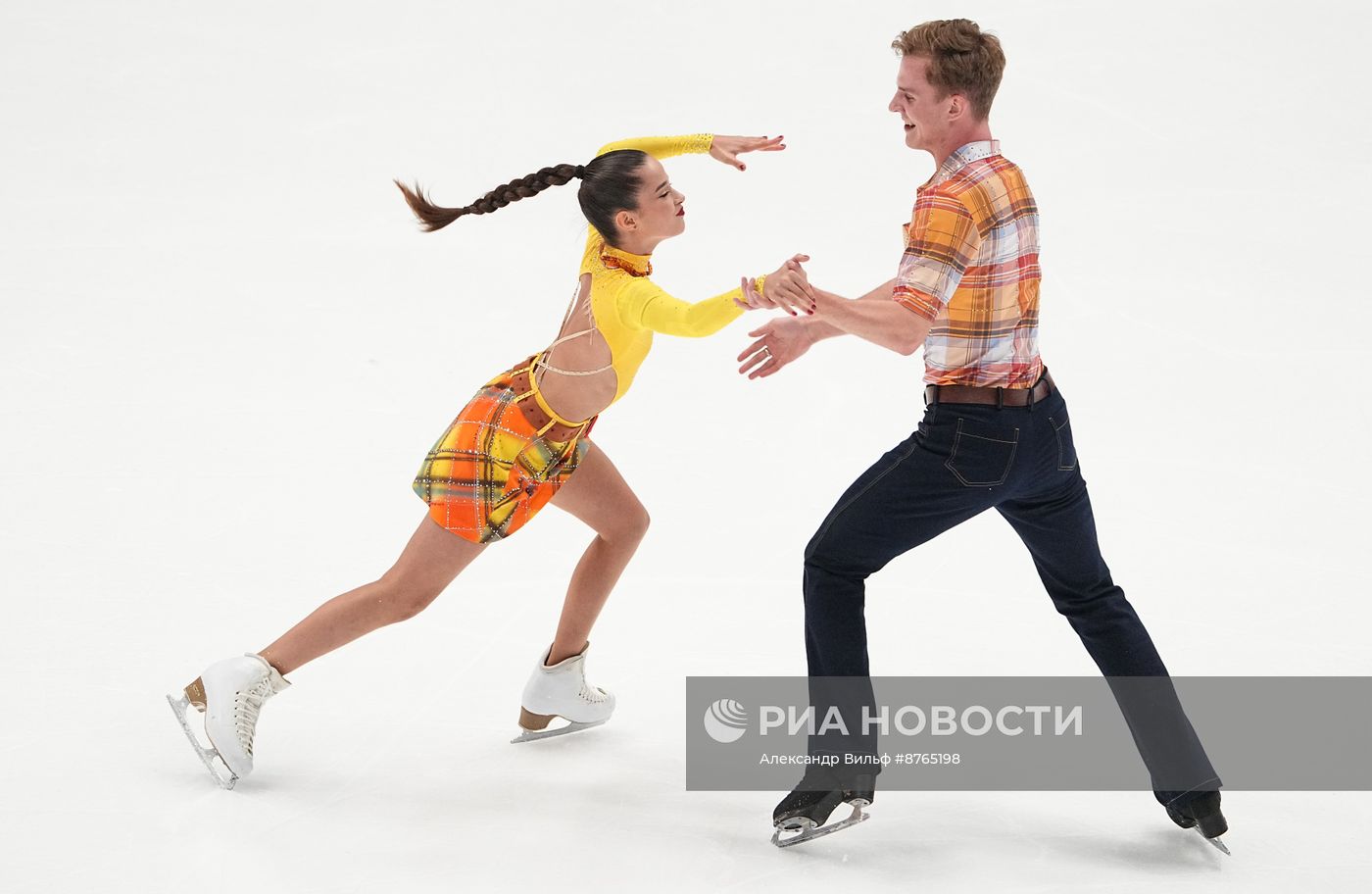 Контрольные прокаты фигуристов сборной России. Танцы на льду. Ритм-танец