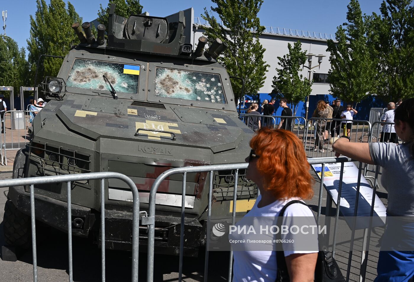 Выставка трофейной техники в Ростове-на-Дону