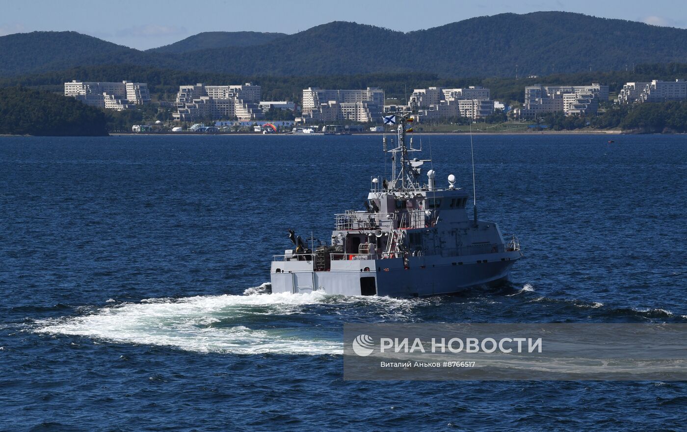 Показное учение в заливе Петра Великого в рамках СКШУ "Океан-2024"