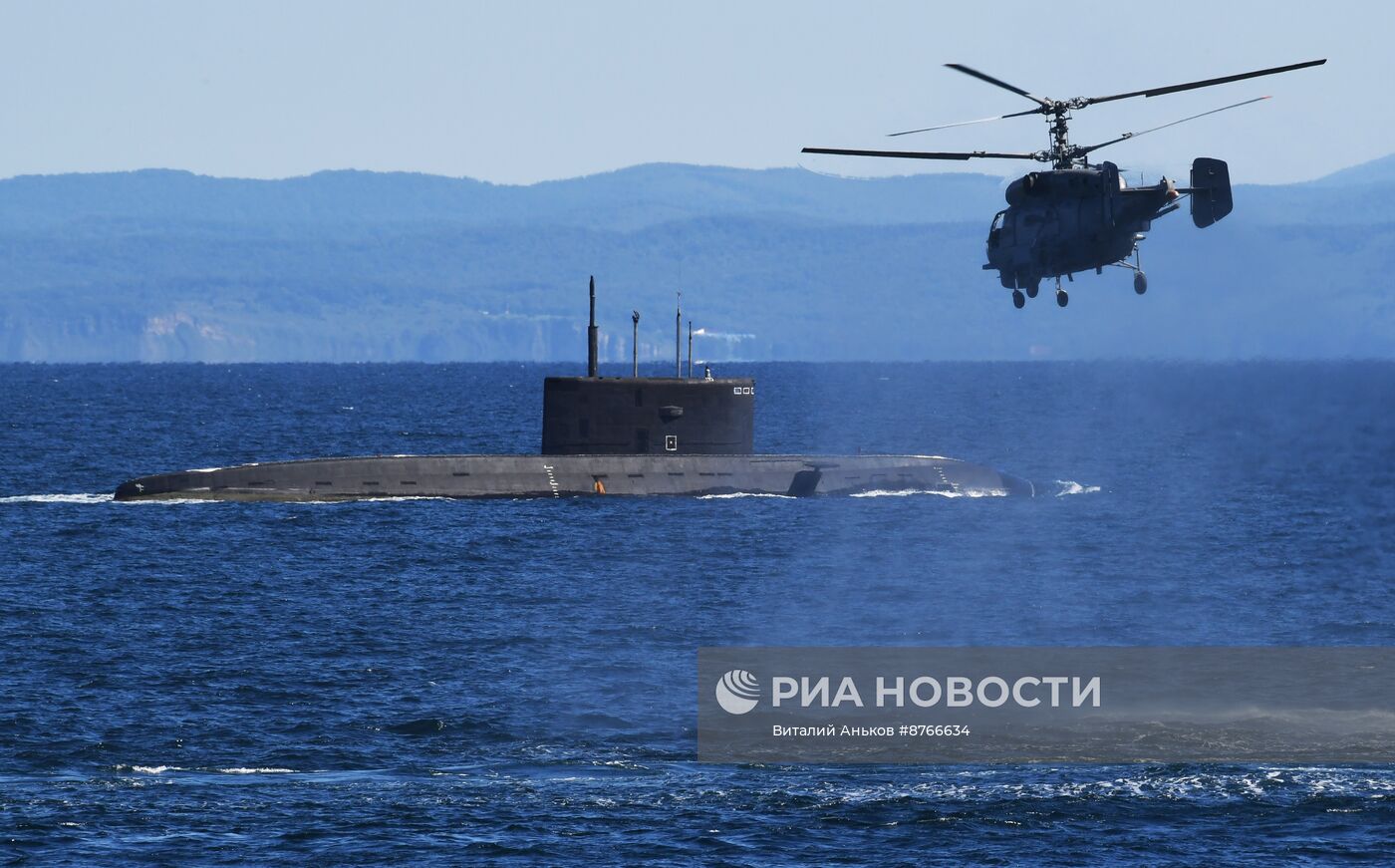 Показное учение в заливе Петра Великого в рамках СКШУ "Океан-2024"