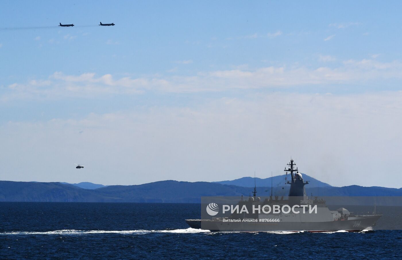 Показное учение в заливе Петра Великого в рамках СКШУ "Океан-2024"