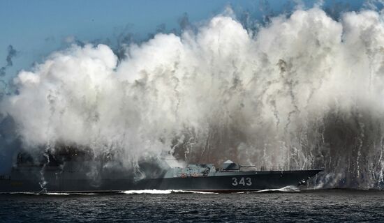 Показное учение в заливе Петра Великого в рамках СКШУ "Океан-2024"