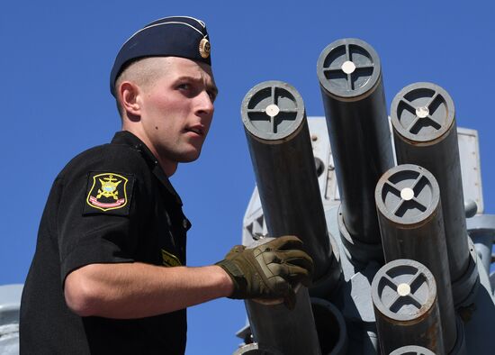 Показное учение в заливе Петра Великого в рамках СКШУ "Океан-2024"