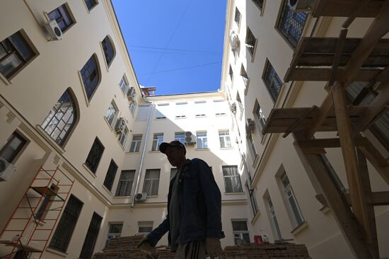 Реставрация Саввинского подворья