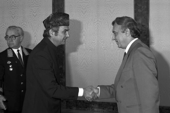 Вручение верительных грамот Чрезвычайным и Полномочным Послом Исламской Республики Пакистан