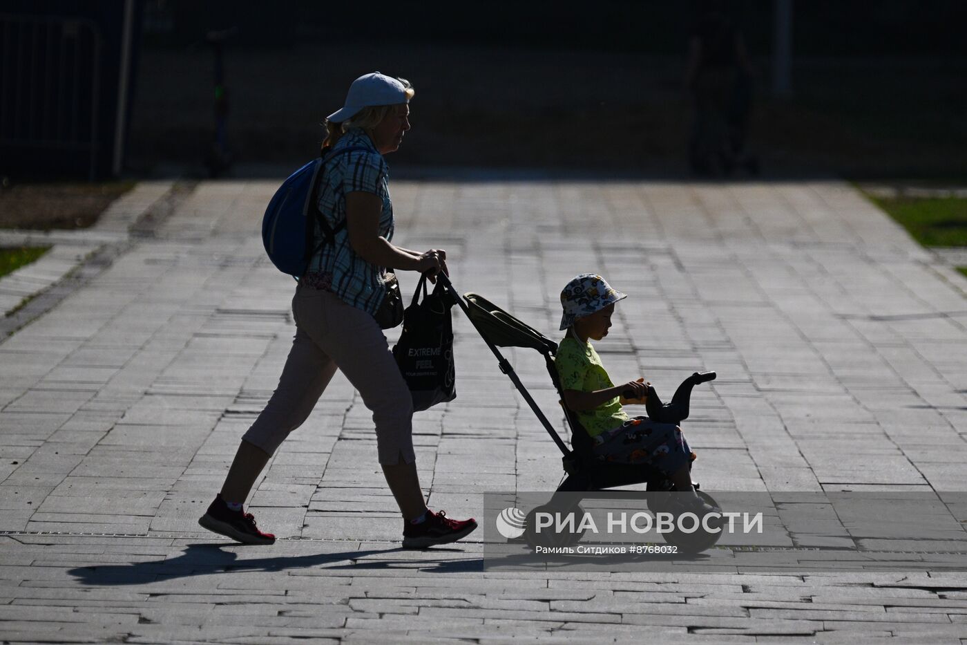 Теплая погода в Москве