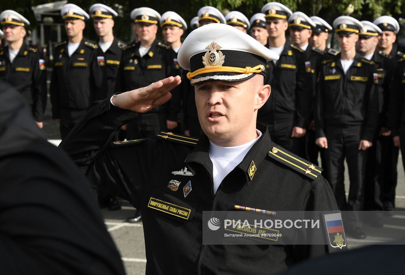 Проводы российско-китайского отряда кораблей на учение "Бэйбу/Взаимодействие - 2024"