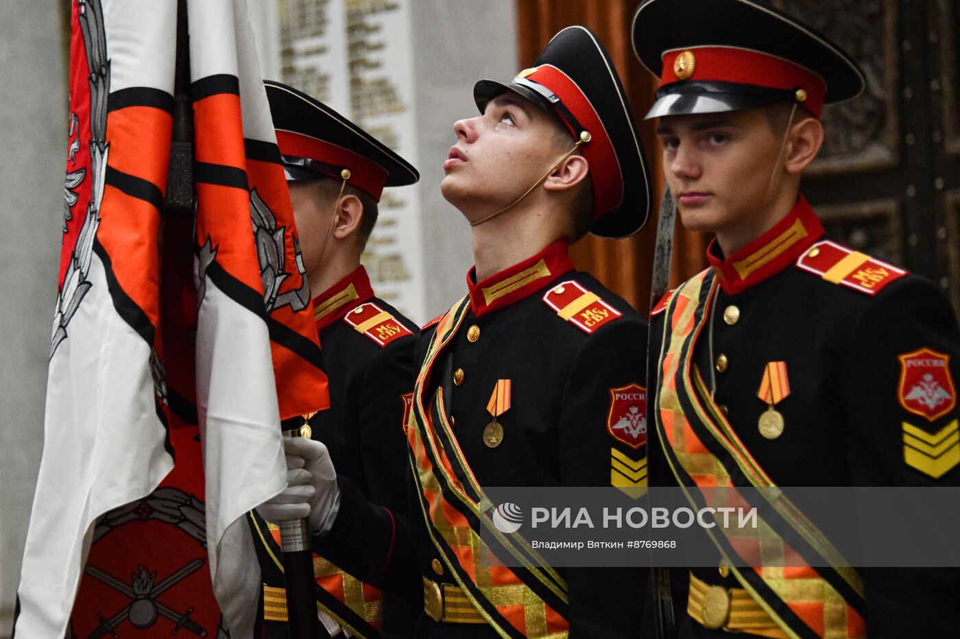 Церемония посвящения в суворовцы