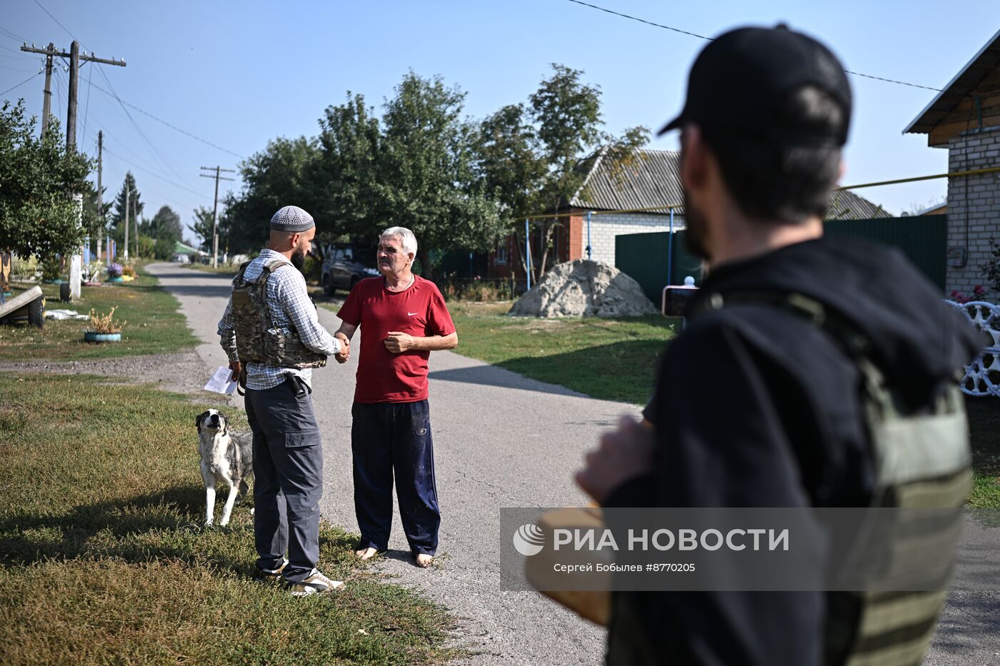 Доставка гумпомощи в село Большое Солдатское Курской области