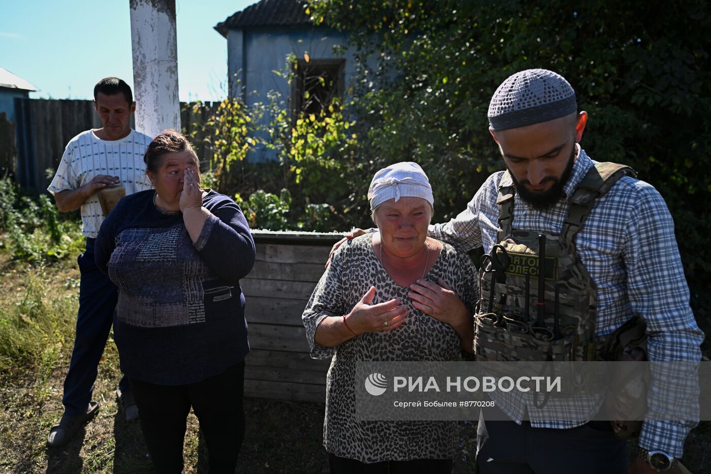 Доставка гумпомощи в село Большое Солдатское Курской области