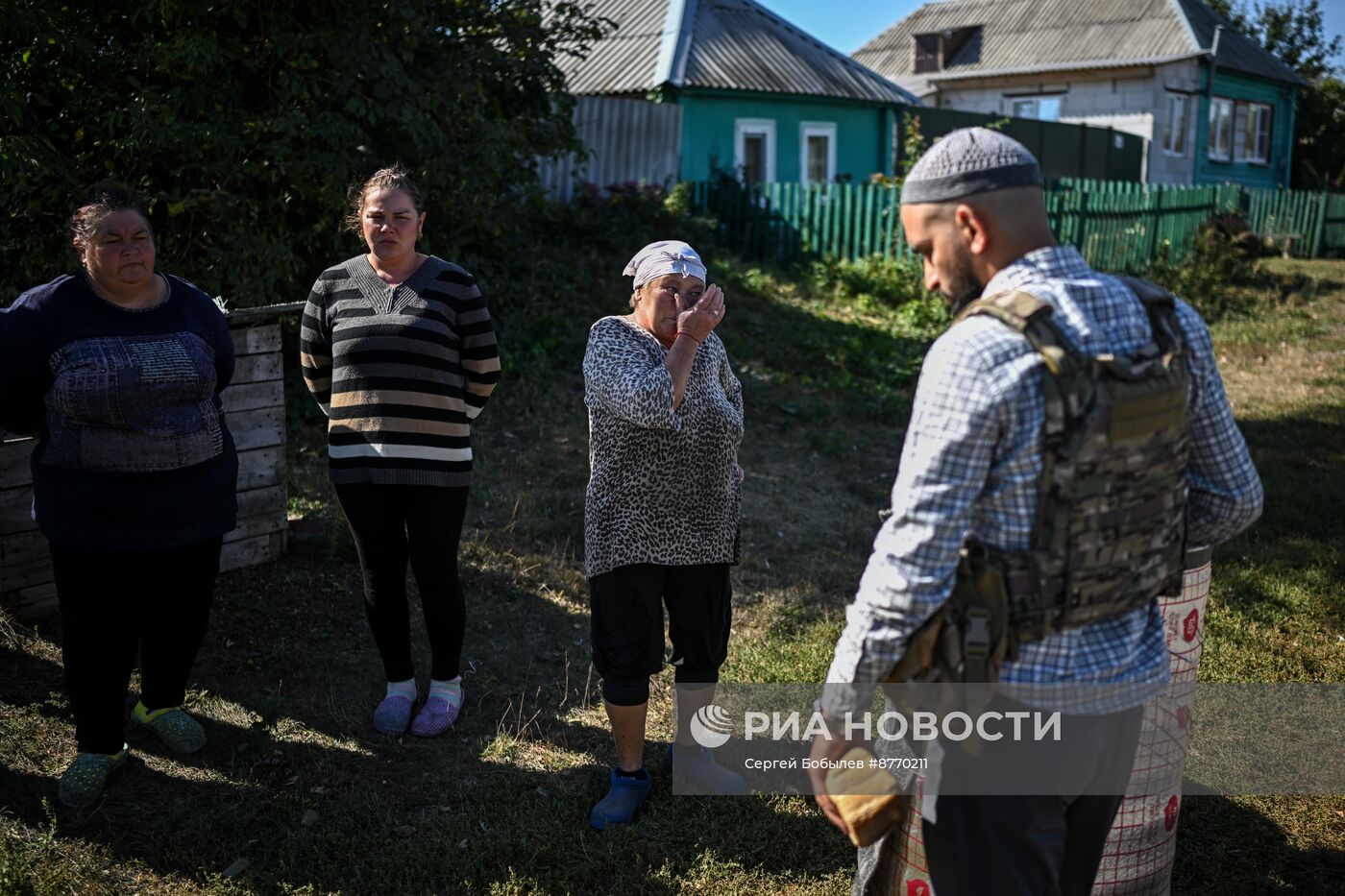 Доставка гумпомощи в село Большое Солдатское Курской области