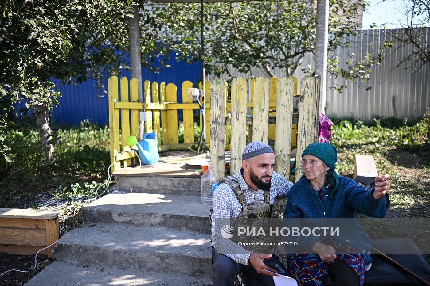 Доставка гумпомощи в село Большое Солдатское Курской области