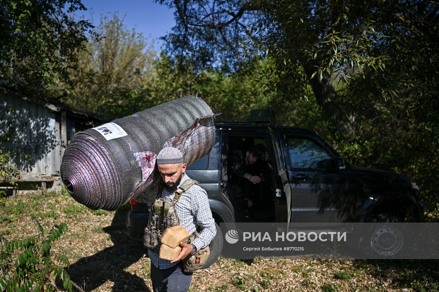 Доставка гумпомощи в село Большое Солдатское Курской области